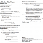 Outline - The Mission of the Church